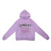 Mens Oversized Hoodie With Foil-Printed 55555 Letter Graphic Streetwear Cotton Fleece Sweatshirt Winter