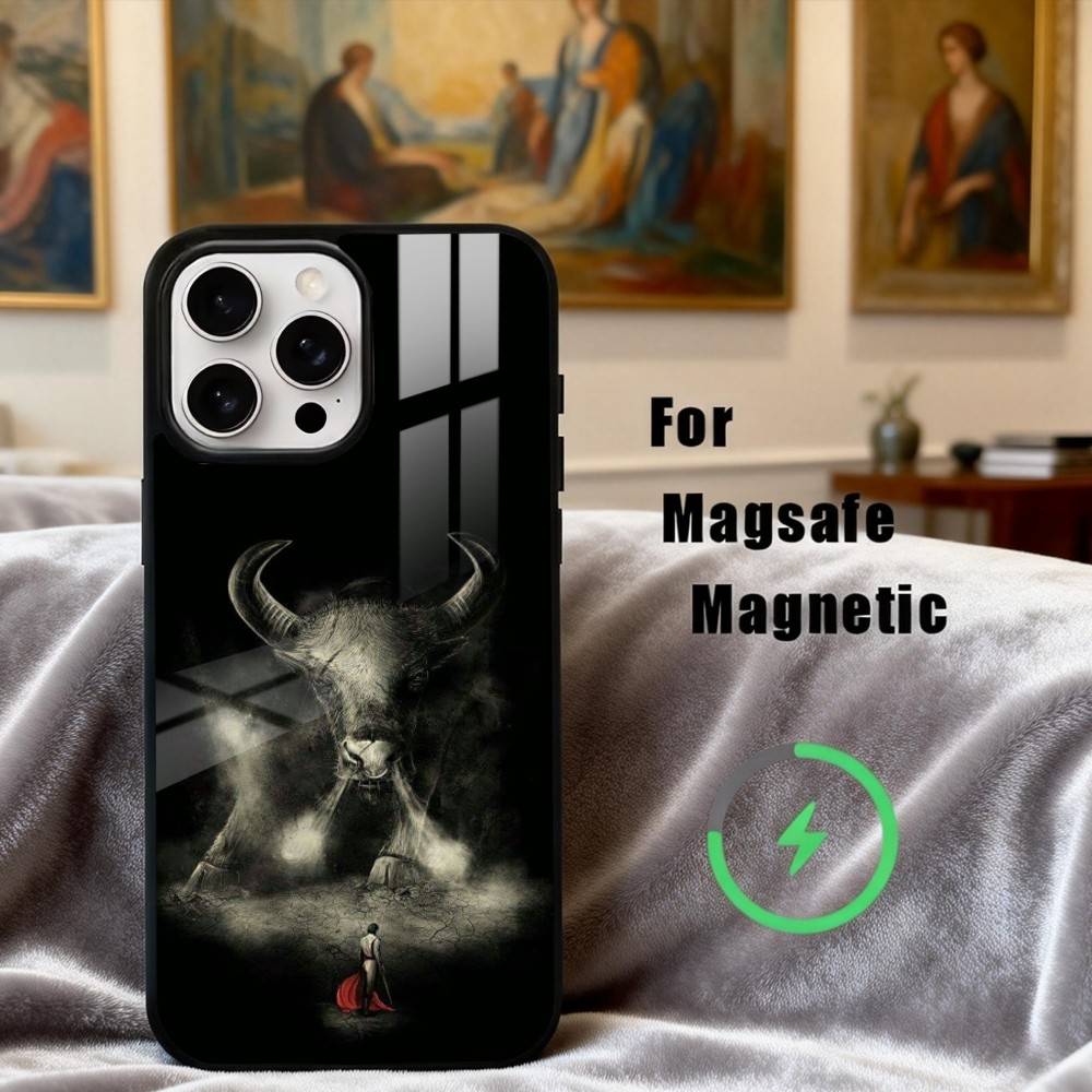 B-Bullfight Bull Fighter Matador  Phone Case For iPhone17,16,15,14,13,12,11 Plus,Pro Max Magnetic For Magsafe Wireless Charging