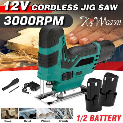 12V 30000RPM 65mm Cordless Jigsaw Electric Jig Saw Multi-function Woodworking Tool for Battery