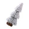 Christmas Tree Ornaments Small Decorative Snow Pine Tree with Base Party Supplies for Home Holiday Desktop Decoration