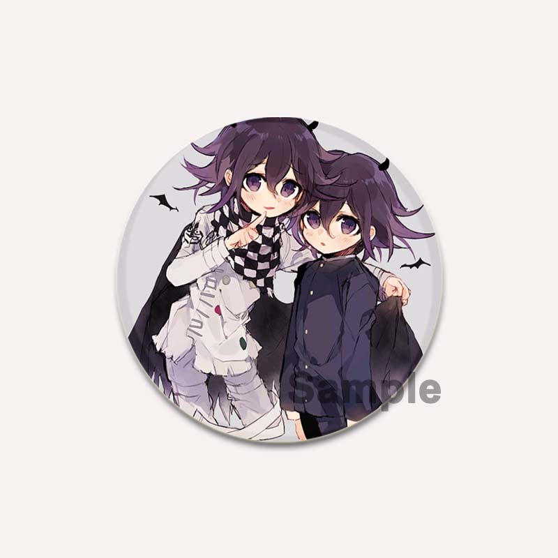 32/44/58MM Inferenz Abenteuer Spiel Anime Broschen Danganronpa HD Print Abzeichen Rucksack Kragen Cartoon Revers Pins Schmuck Geschenke Zubehör