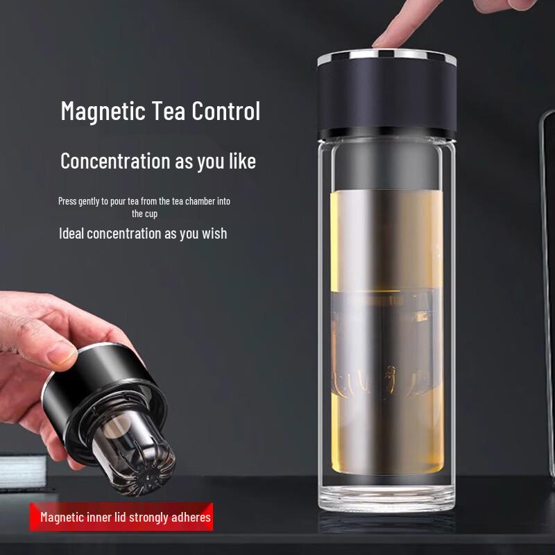 Zhai Qingsong Portable Tea Infuser Glass Bottle