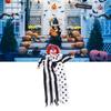 Halloween Clown Doll Scary Eerie Clown Doll Decoration Hanging Clown Doll Ornament for Horror Themed Activities
