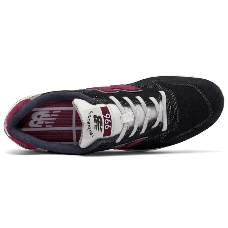 New Balance Nb 996 Comfortable Versatile Lightweight Low-Top Running Shoes Men Sneaker Black Purple MRL996ND