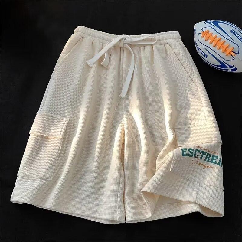 Summer New Men's Shorts Loose All-match Fashion Trend Thin Five-point Pants High Street Hip-hop Casual Pants