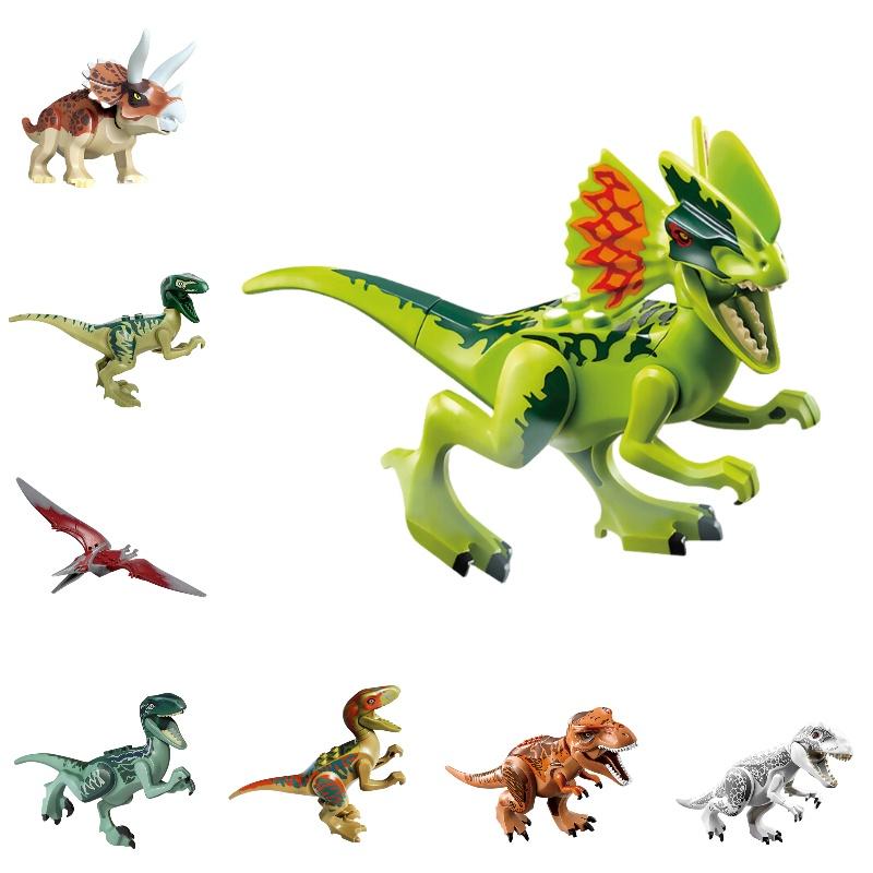 77001 DIY Dinosaurier-Montage Tyrannosaurus Rex Kleine Bausteine Spielzeugset für Jungen