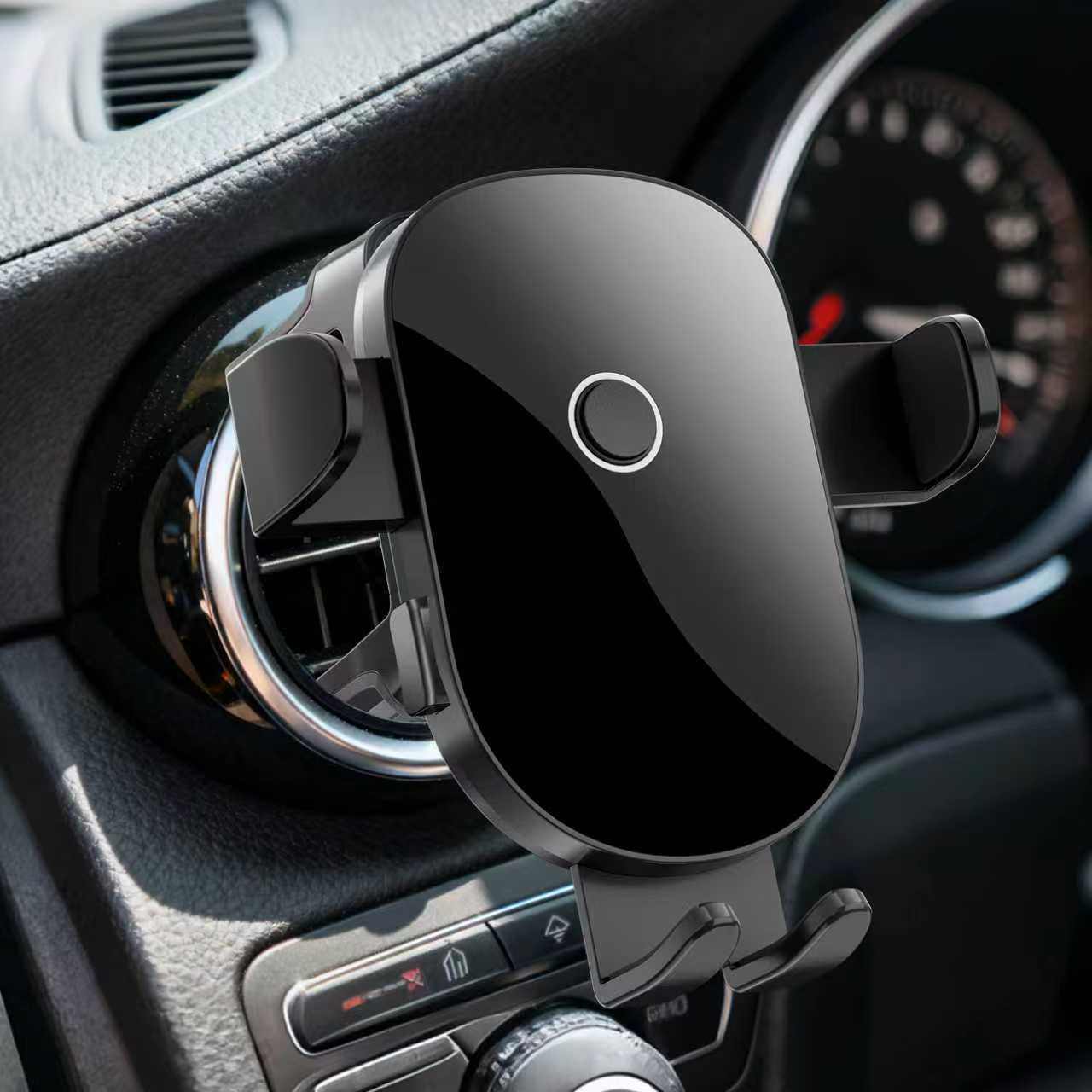 

Противовибрационный держатель для телефона на вентиляционное отверстие для автомобиля или грузовика чёрный