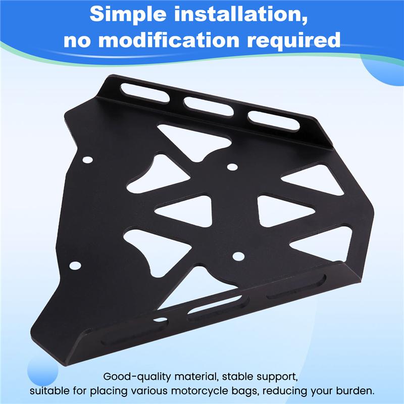 A28G-Motorcycle Rear Luggage Rack Cargo Storage Tail Box Support Shelf Bracket For CFMOTO 450MT 2024 MT450 450 MT