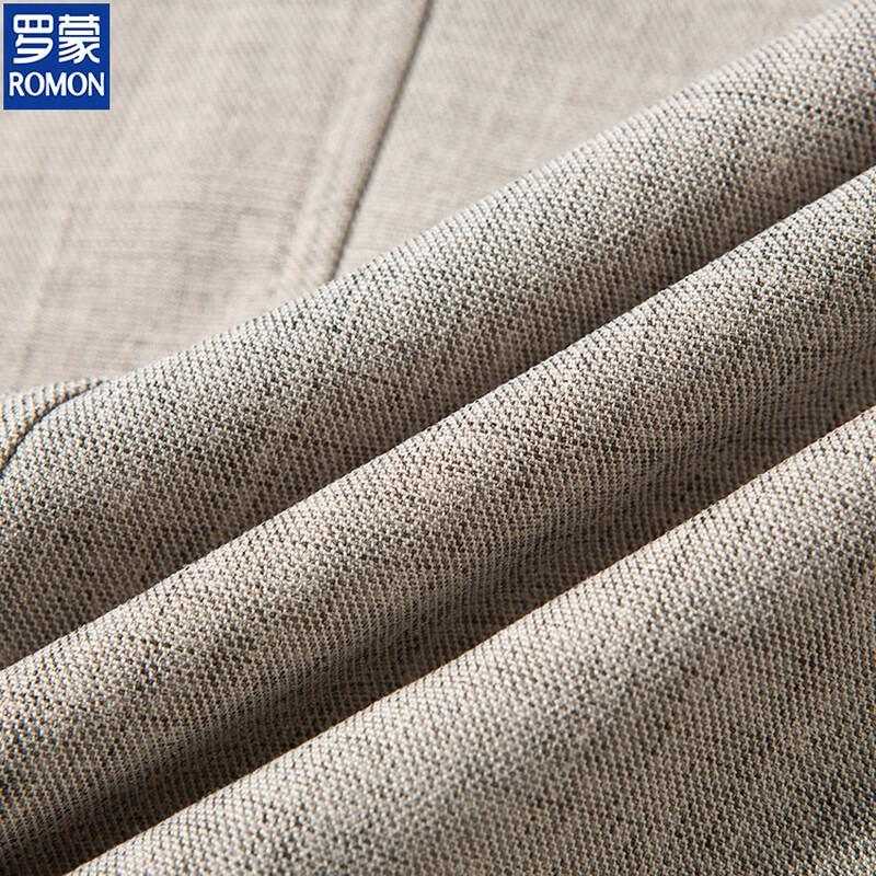 ROMON Men's Linen Blend Casual Blazer