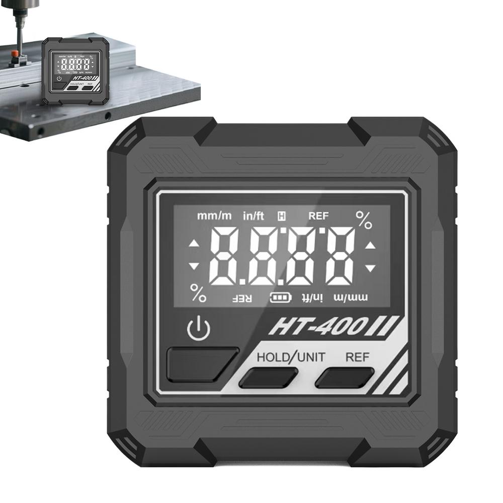 Digital Protractor Level LCD 4 X 90 Degree Range Magnetic Base Digital Degree Angle Finder For Construction Home Machinery Saw