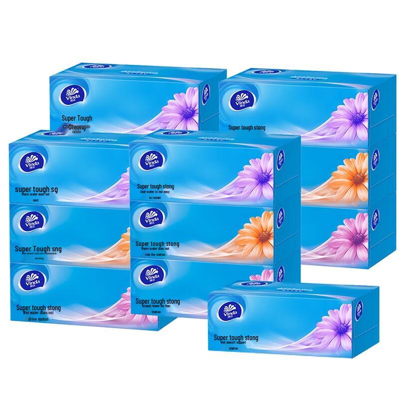 Vinda Ultra-Tough 3-Ply Facial Tissues