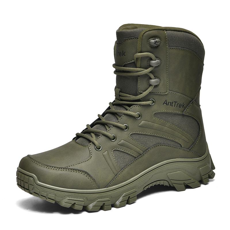 Men Tactical Boot Ankle Desert Military Hunting Hiking Shoes Safety Unisex Lace Up Outdoor Army Brand Motorcycle Climbing Shoes