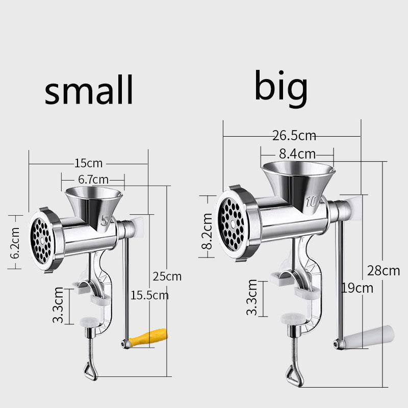 Enema Machine for Home Manual Meat Grinder Chili Chopper Tungsten Steel Cutter Head Enema Machine Vegetable Cutter