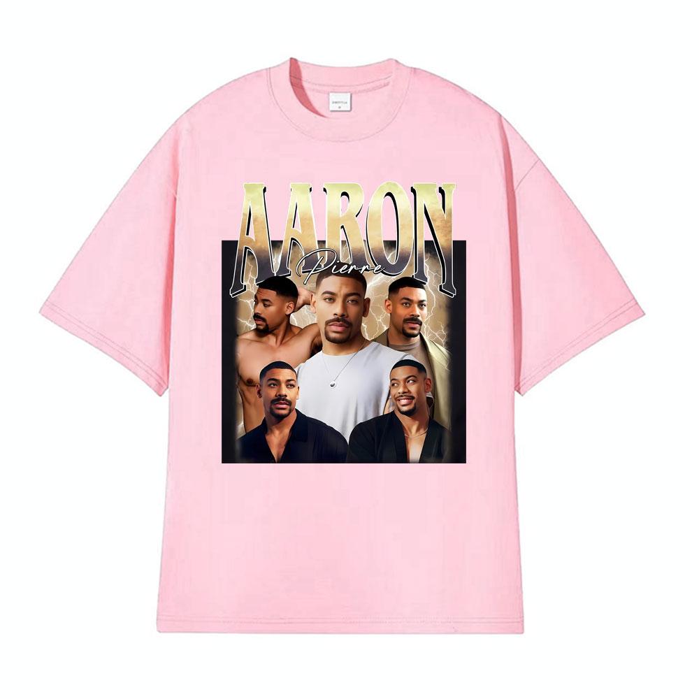 Aaron Pierre Vintage 90s Hot Sale Merch T Shirts Unisex Women Fashion Vintage Cotton T Shirt Comfort Oversized High Quality TShirt