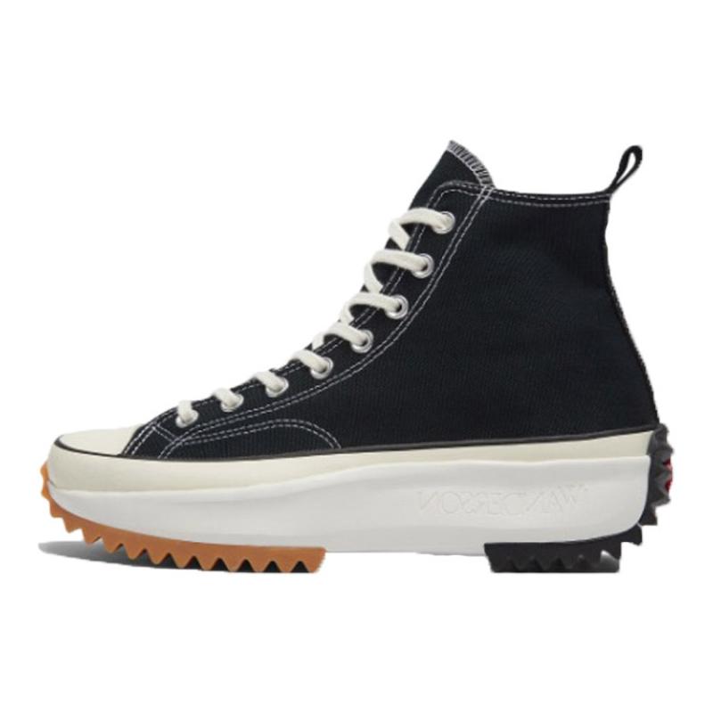 JW Anderson X Converse Run Star Hike Trendy Comfort High Top Canvas Unisex Black