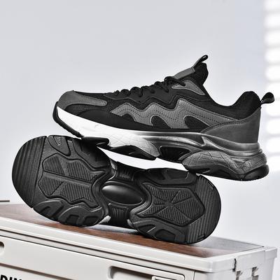 Sneakers Herren 2024 neu Herbst und Winter Mikrofaser Sport- und Freizeitschuhe Herrenschuhe Laufschuhe lässig vielseitig Mode