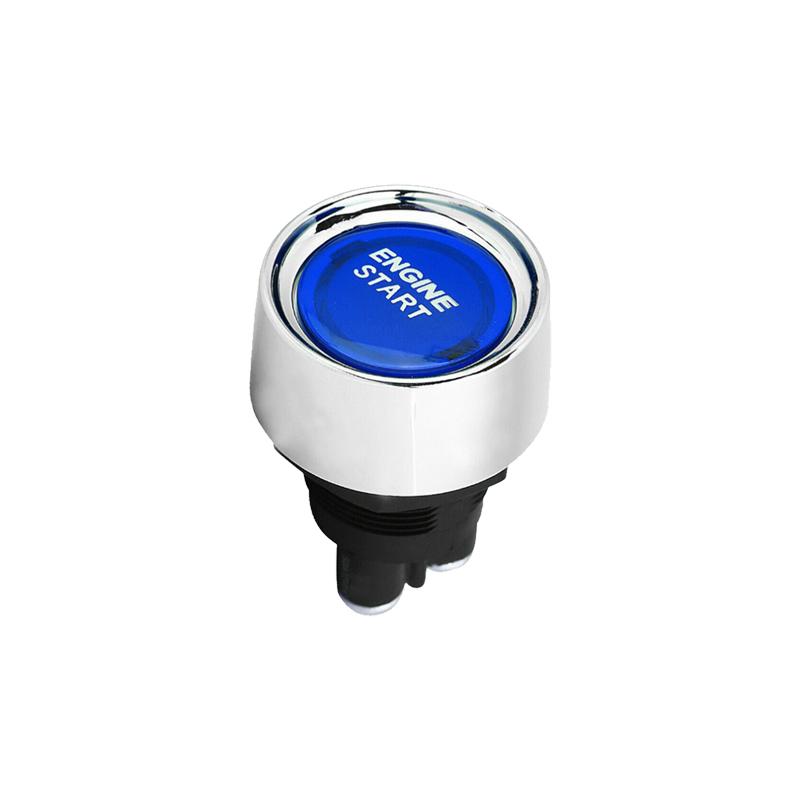 Car Start Engine Button 12V 50A Momentary ON OFF Keyless Blue Led Push Button Stater Ignition Switch For Truck Van RV Tractor Relays 5