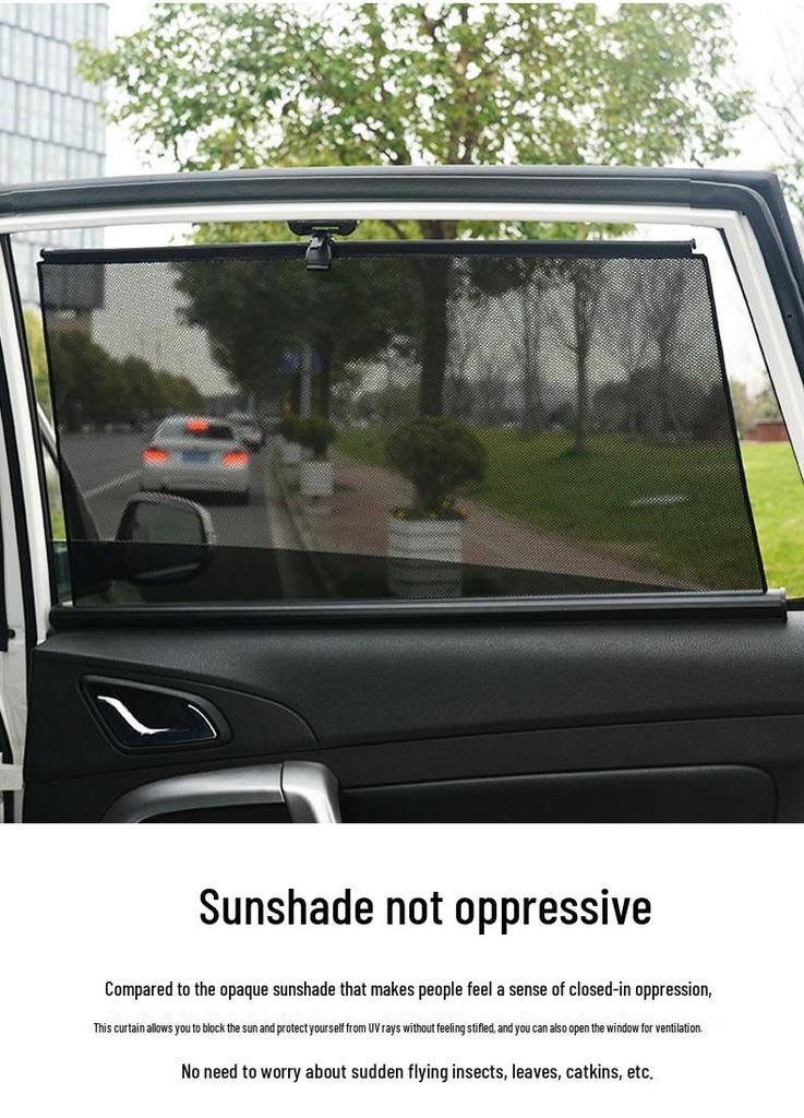 Car Window Sun Shade Curtain: Heat Insulation & Light Blocking