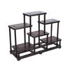Dessert Display Stand with Shelves FauxWood MultiLevel for Tea Parties,
