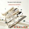 Pure Titanium Portable Chopsticks & Spoon Set