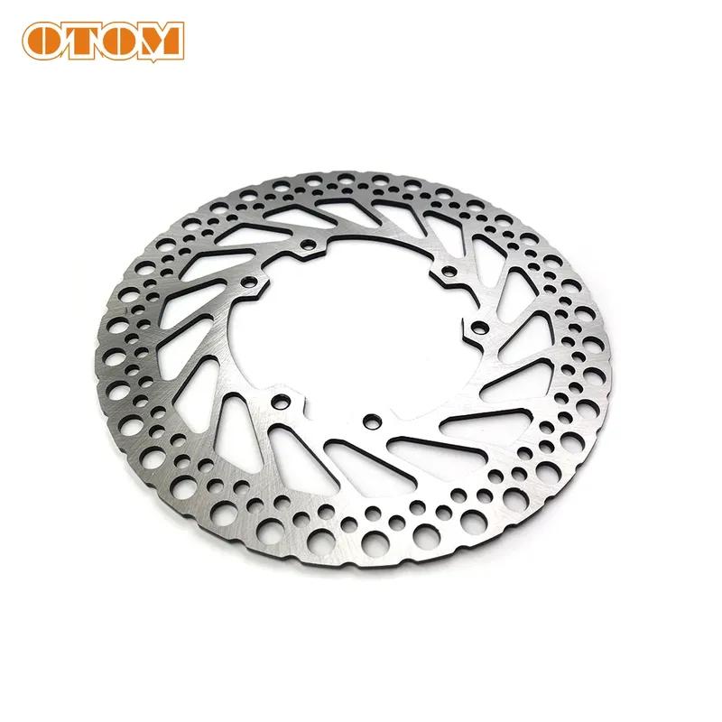 OTOM Motocross Front Rear Brake Discs Steel Rotors For HONDA CRF250R CRF250X CRF450R CRF450X 04-17 Motorcycle Front Brake Rotor
