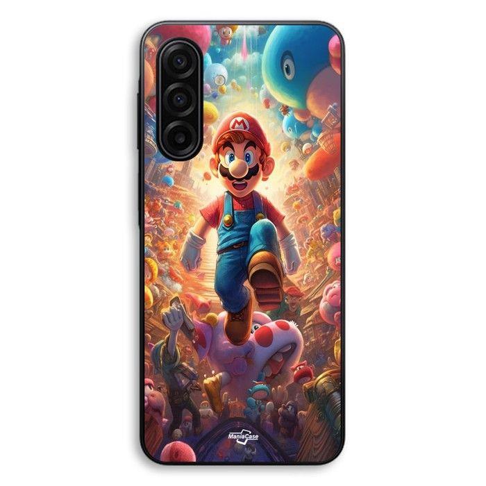 Cover Per Samsung Galaxy A17 super mario bros film Maniacase nero
