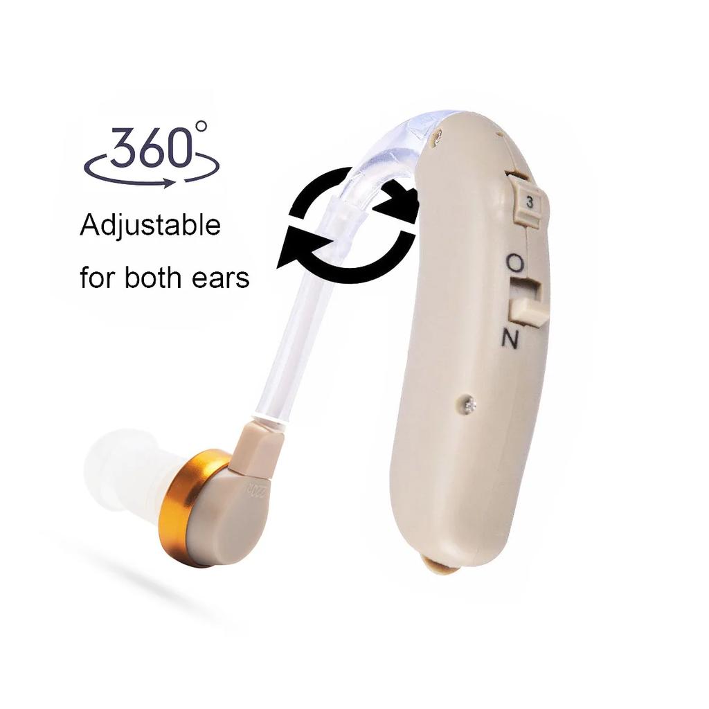 2026 Best Digital BTE Hearing Aid Adjustable Tone Sound Amplifier Portable Deaf Elderly Hearing Aids