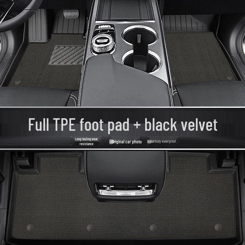 Cadillac CT5 TPE Floor Mats Set: Full Coverage Foot & Trunk Mats