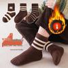 Set of 3 - Kids' Thickened Anti-Pilling Coral Fleece Socks for Autumn/Winter, Mid-Calf, Unisex for Boys and Girls