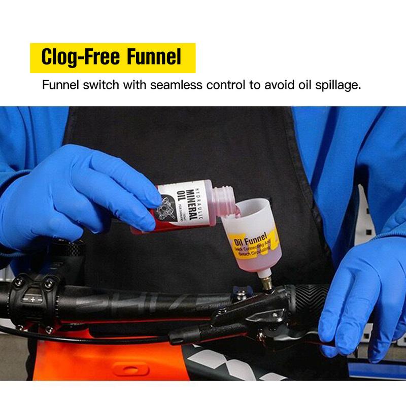 Bike Hydraulic Disc Brake Bleed Tool Bleeder Kit MTB Road Bike Brake Bleeding Kit Bike Mineral Oil Fluid Set Metal Adapter