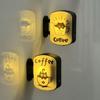 Retro Style Glowing Fridge Magnet Magnetic Mini Luminous Lightbox  Gift