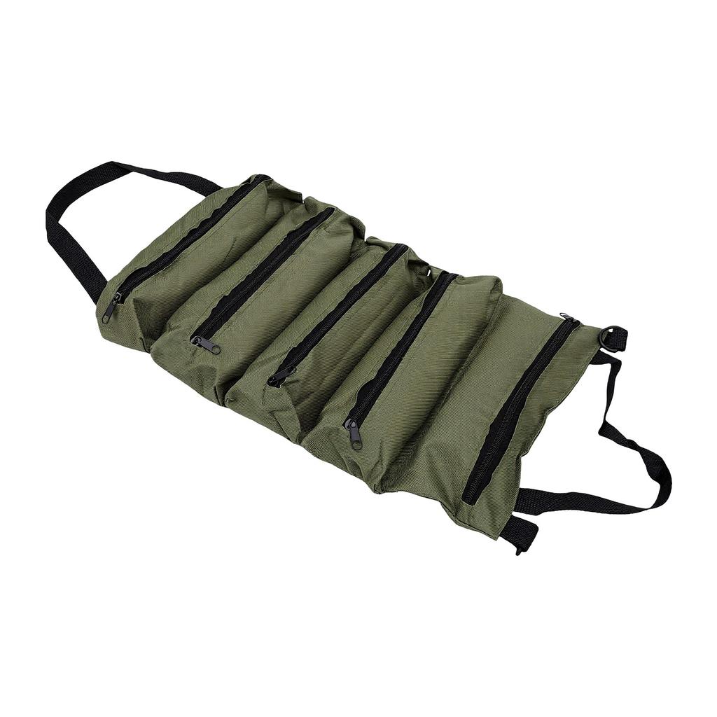 Tool Bag 600D Oxford Cloth 5 Zippered Pockets Portable Tool Pouch for Car Home Garage Storage