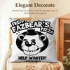 Spiel F-Five Nights At Freddy'S Kissenbezug Natürlicher Leinen Bio-Stoff Beidseitiger Druck Sofa Heimdeko Geschenk Kissenhülle