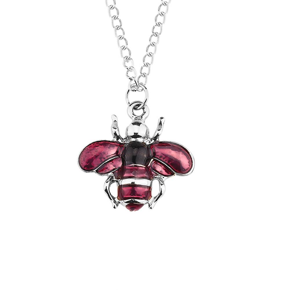 Fashion Creative Bee Necklace Cute All-match Pendant Necklace Christmas Gift
