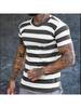 3D Printed Street Hip Hop Men Women Stripe Print T-Shirt Daily Casual Oversized Sportswear Gym Tops Ropa Hombre Summer Short Sleeve Tees