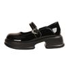 Light Sole Women's Retro Style Muffin Thick Sole Small Leather Shoes Thick Heel Mary Jane Single Shoes Casual Shoes
