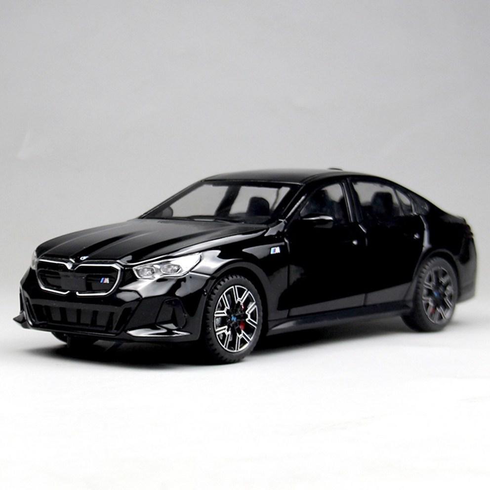 MeinAuto 1:24 Skala Die-Cast Legierung BMW i5 M60 Modellauto Sammlerfigur - Schwarz