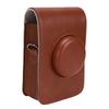 Kameratasche passend für Fujifilm Instax Mini Evo Kamera Magnetischer Klappdeckel Verstellbarer Schultergurt Vertikal Retro PU