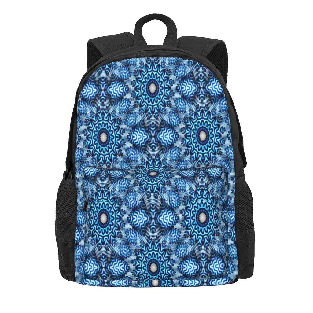 Tie Dye Spiral Swirl Rucksack Blue Plus Purple Trekking Rucksacks Teen Custom Plush High Schoolbags Cool Rucksack