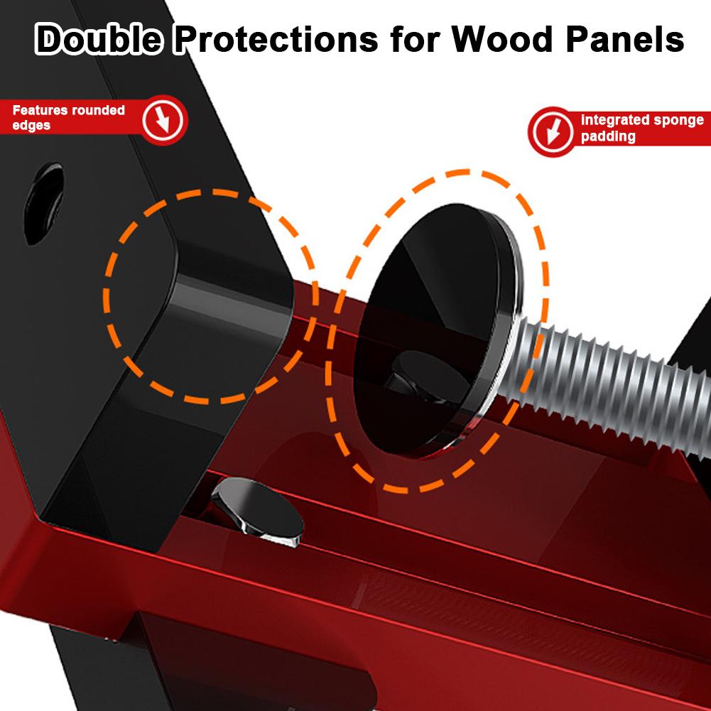Cabinet Door Installation Positioner Versatile Hardware Jig High Protective Woodworking Tool for