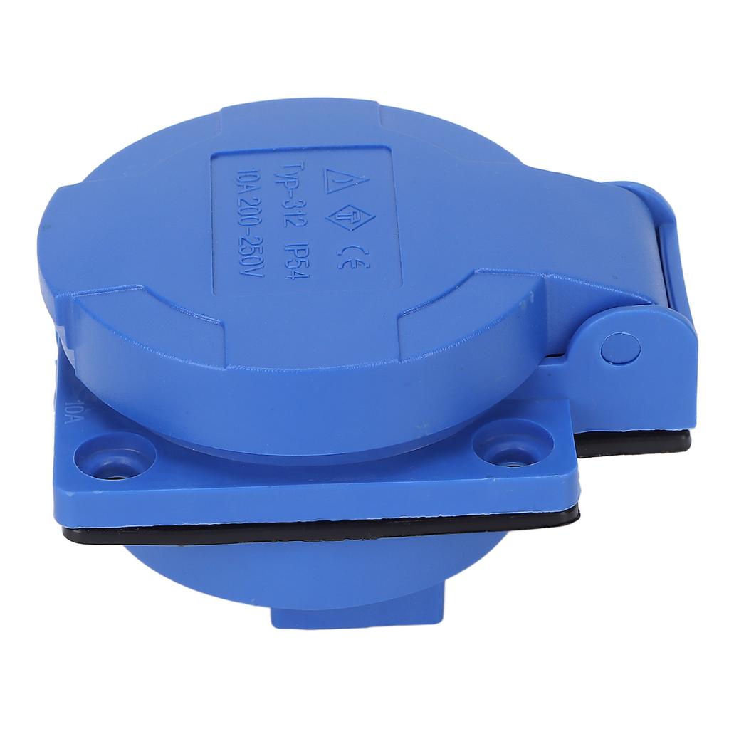 Concealed Industrial Socket Waterproof Concealed Industrial Plug for Agriculture Dock Caravan Camping