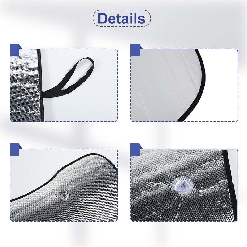 Car  Windshield Sunshade Window Shade Foldable Sun Visor Cover Fit for Ford Mustang 2015 Up Car Accessories