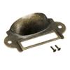 10pcs  Antique Brass Drawer Label Pull Cabinet Frame Handle File Name Card Holder