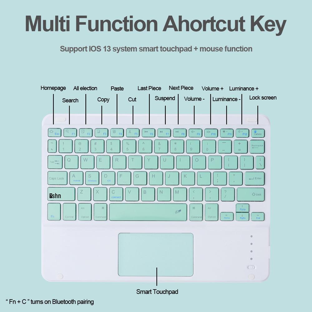 Universal Wireless Bluetooth Keyboard and Mouse for iPads, Tablets, Android, Apple, and Mobile Devices