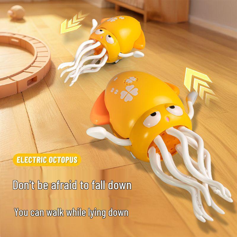 Kiddie Electric Dancing Octopus - Interactive Jellyfish Toy with Sensor Activation