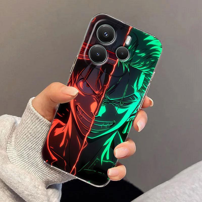 Luffy Zoro Anime One Pieces Case For Xiaomi Redmi Note 15 14 13 12 11 10 Pro Plus Cover For Redmi 15C 15 14C 13C 12C Phone Cases