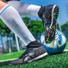 Men's/Women's Soccer Shoes Rubber Soft Sole Short Spikes Artificial Turf Indoor Competition Professional Children's Football Shoes