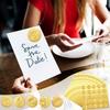 Chinco 500 Pieces Gold Embossed Envelope Seals Stickers Adhesive Seal Stickers Vintage Embossed Foil Certificate Kit Plant DIY Labels for Wedding