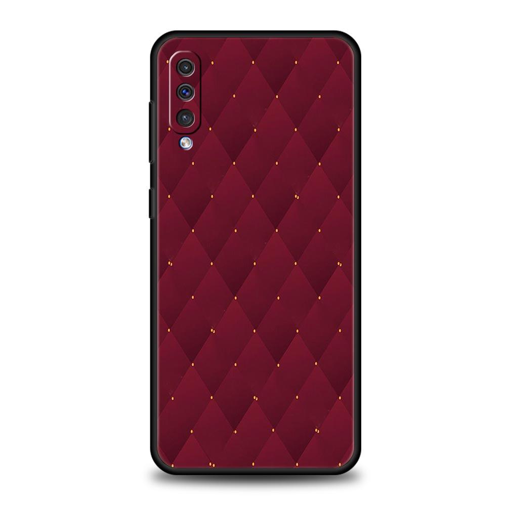 Quilted Texture Sofa Pattern Crown Phone Case For Samsung A56 A36 A26 A34 A17 A16 A06 A14 A12 A54 A72 A22 A52 A50 A40 A32 Cover