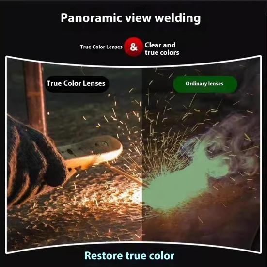 Auto Darkening Welding Helmet Large Viewing Screen TRUE Color Lightweight